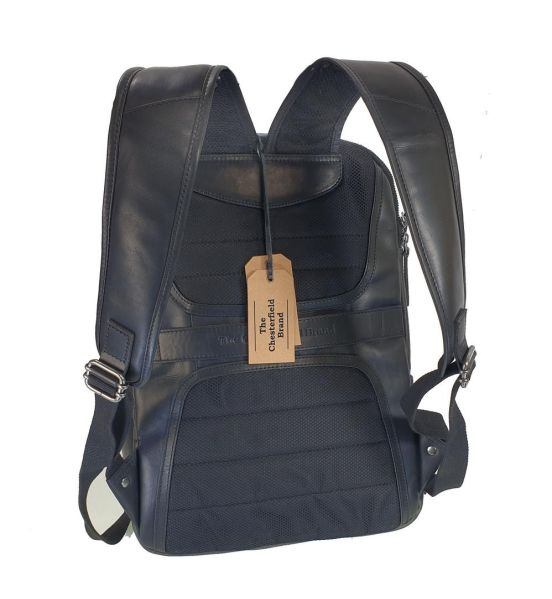 Δερμάτινο Σακίδιο Πλάτης CHESTERFIELD C58.031000 Black Bangkok