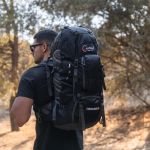 Ορειβατικό Αδιάβροχο Σακίδιο Πλάτης CARDINAL 1488 Daypack 60L Camping Black