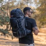 Ορειβατικό Αδιάβροχο Σακίδιο Πλάτης CARDINAL 1488 Daypack 60L Camping Black