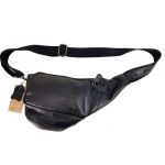 Δερμάτινο Σακίδιο Πλάτης Crossbody AC 8809-black