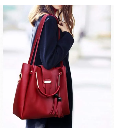 Γυναικείο σετ τσάντας χιαστί/ώμου Cardinal 420 Red