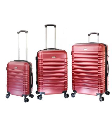 Βαλίτσα FORECAST DQ2207 SET3-κόκκινο